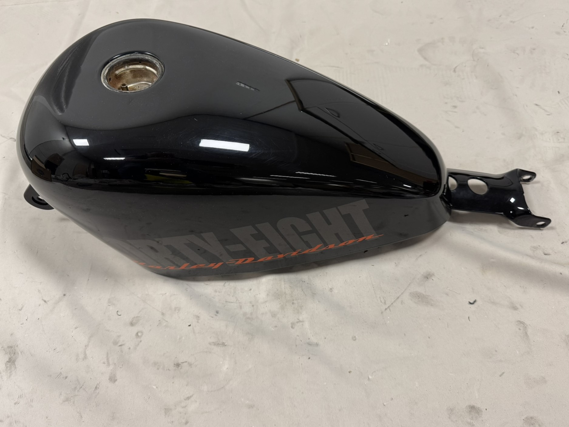 Harley Davidson Forty-Eight XL1200Xタンク Benzinetank Harley-Davidson 48 Forty Eight vivid black XL1200X